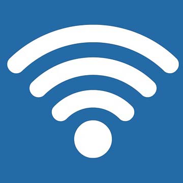 Free satellite WiFi for our guests